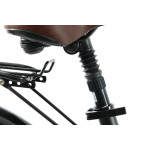Mestský bicykel 28" Mahbike City Bike 3 prevodový hliníkový 17" čierna matná